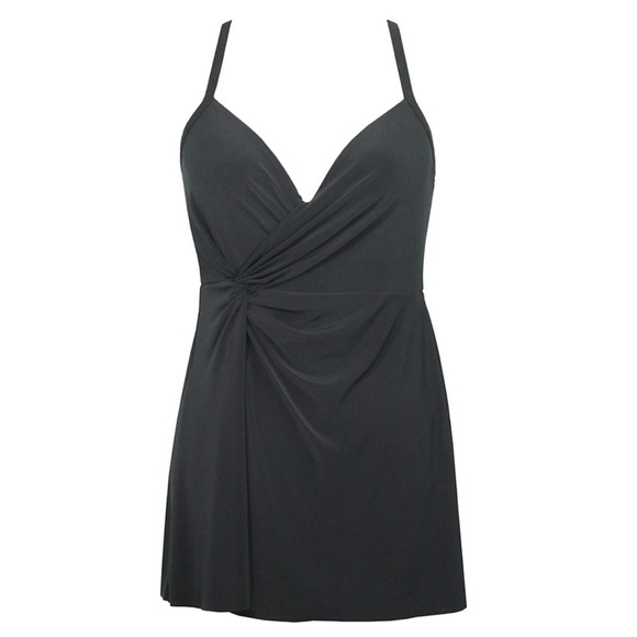 Miraclesuit Twisted Sister Adora Swim Dress - Picture 4 of 13